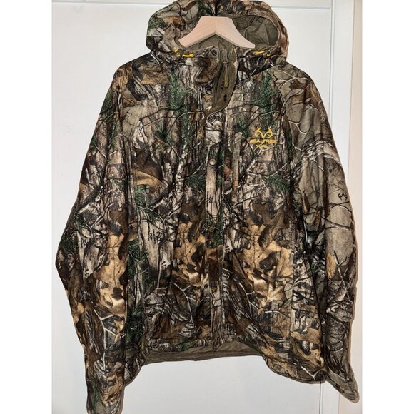 Realtree Microban Scent Control Camo Jacket Women Size Large Zip/Snap Up - Picture 1 of 15